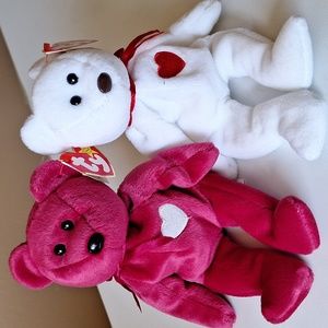 Valentina and Valrntino  beanie  babies